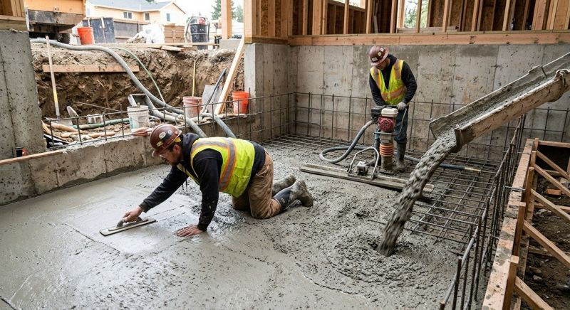 Basement Concrete Installation in Mableton, GA