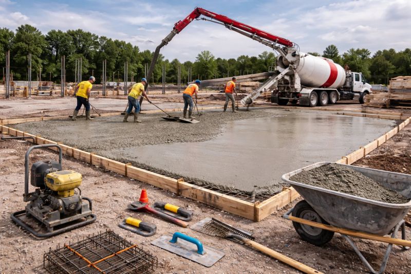 Commercial Slab Construction in Powder Springs, GA