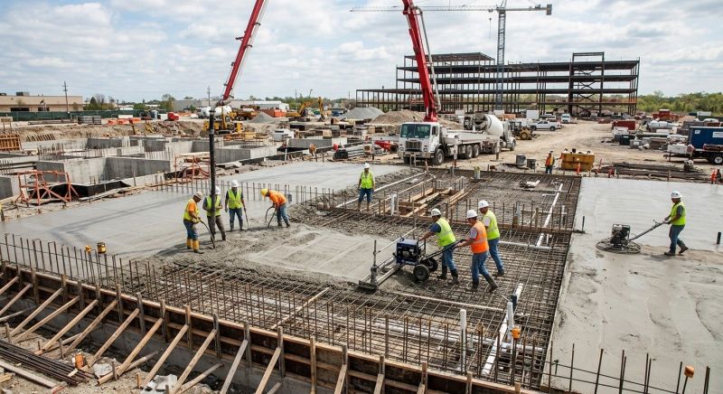 Commercial Slab Installation in Mableton, GA