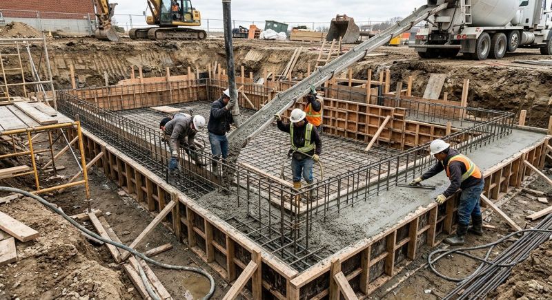 Concrete Basement Pouring in Roswell, GA