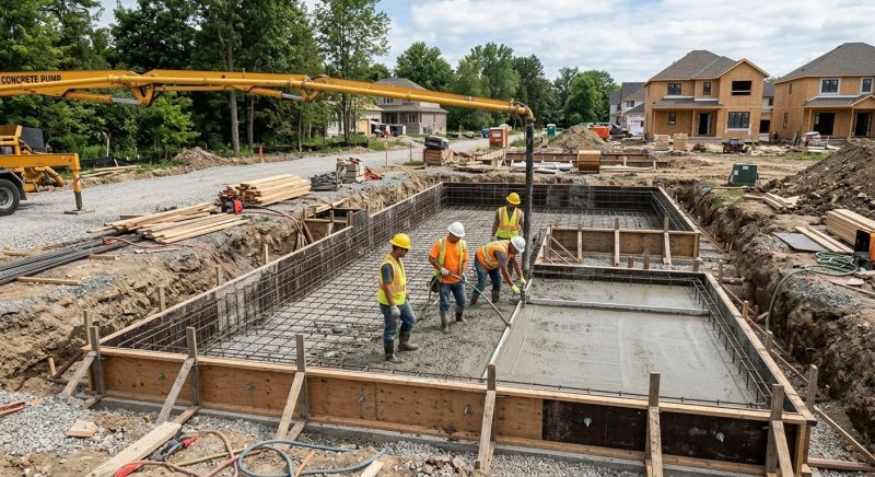 Concrete Foundation Installation in Duluth, GA