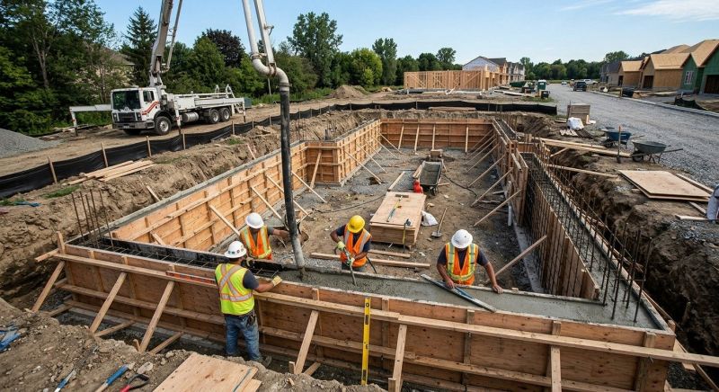 Concrete Foundation Installation in Smyrna, GA