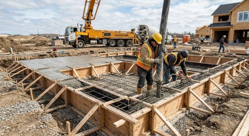 Foundation Wall Pouring in Acworth, GA