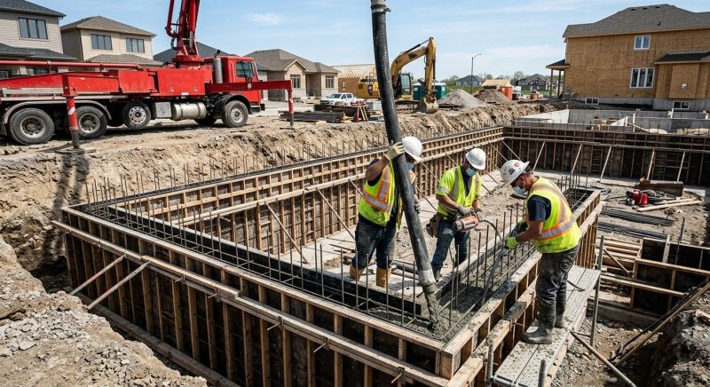 Foundation Wall Pouring in Duluth, GA