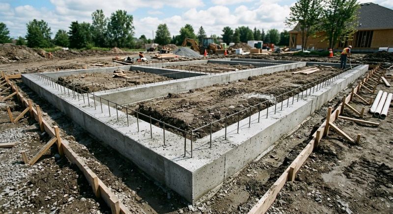 House Footing Construction in Roswell, GA